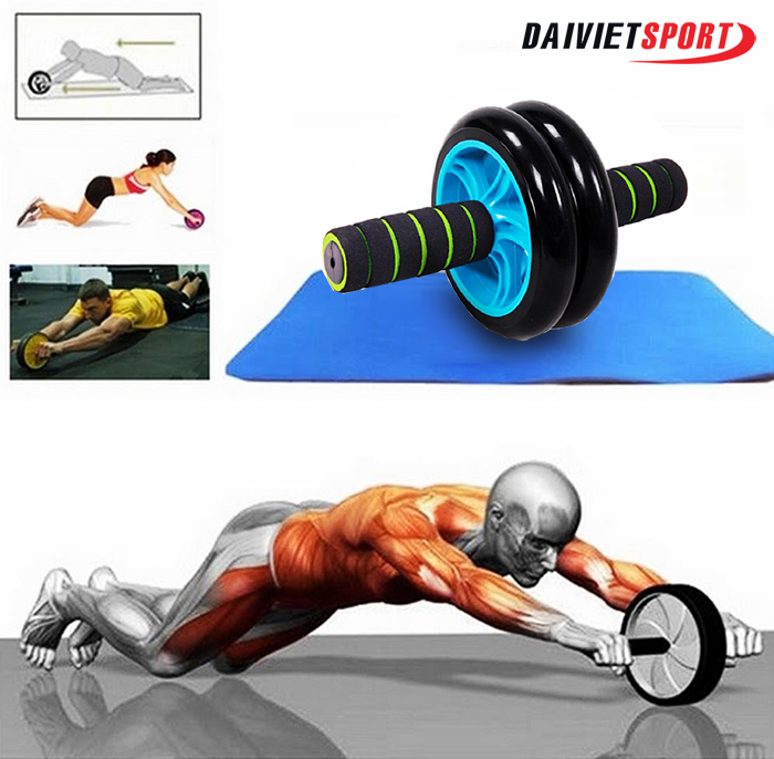 động tác tập  Con lăn tập bụng GYM Roller